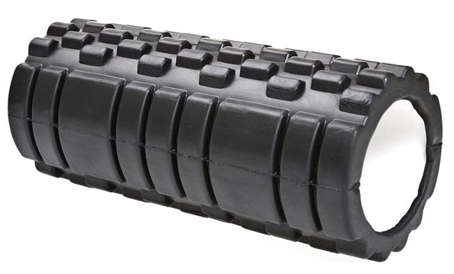 En så kallad Foam-roller, massageverktyg för ömmande muskler